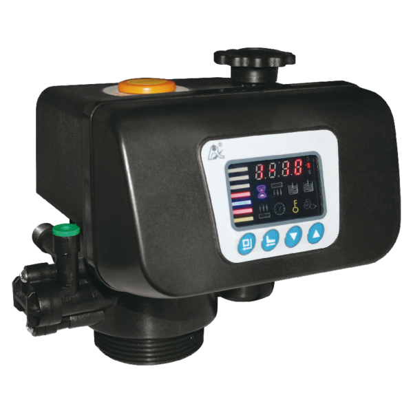Válvula de control Automatica Ablandador F63C3 Controlador por volumen
